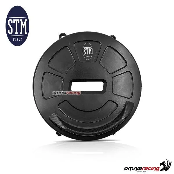 STM cover carter motore colore in alluminio nero per Ducati Panigale V4 2018>