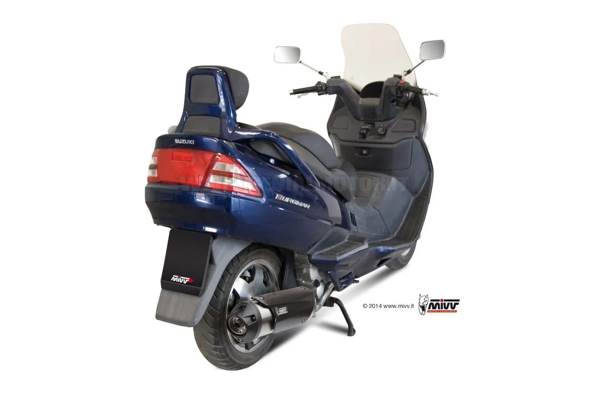 Scarico Completo Omologato Mivv Urban Inox Per Suzuki Burgman 400 1999 > 2002-C.SU.0011.K-93450