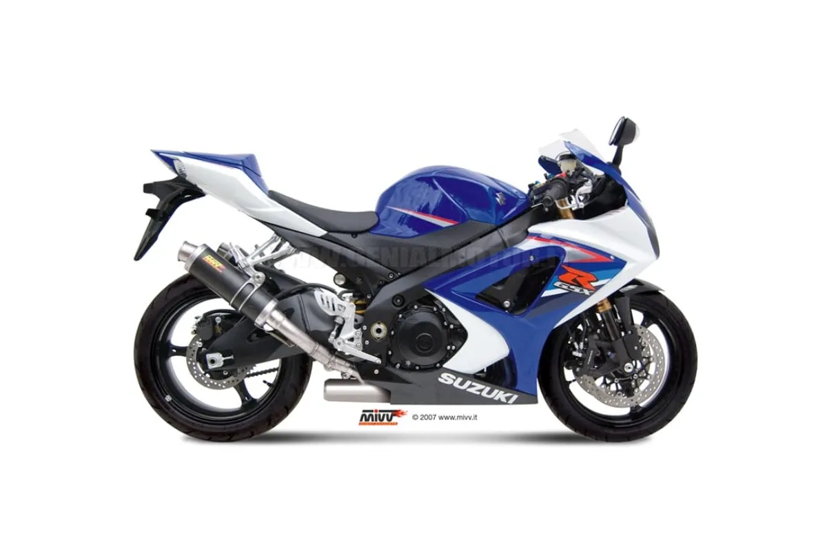 Terminali Scarichi Omologati Mivv Gp Carbonio Per Suzuki Gsx-r 1000 2007 > 2008-S.028.L2S-93697