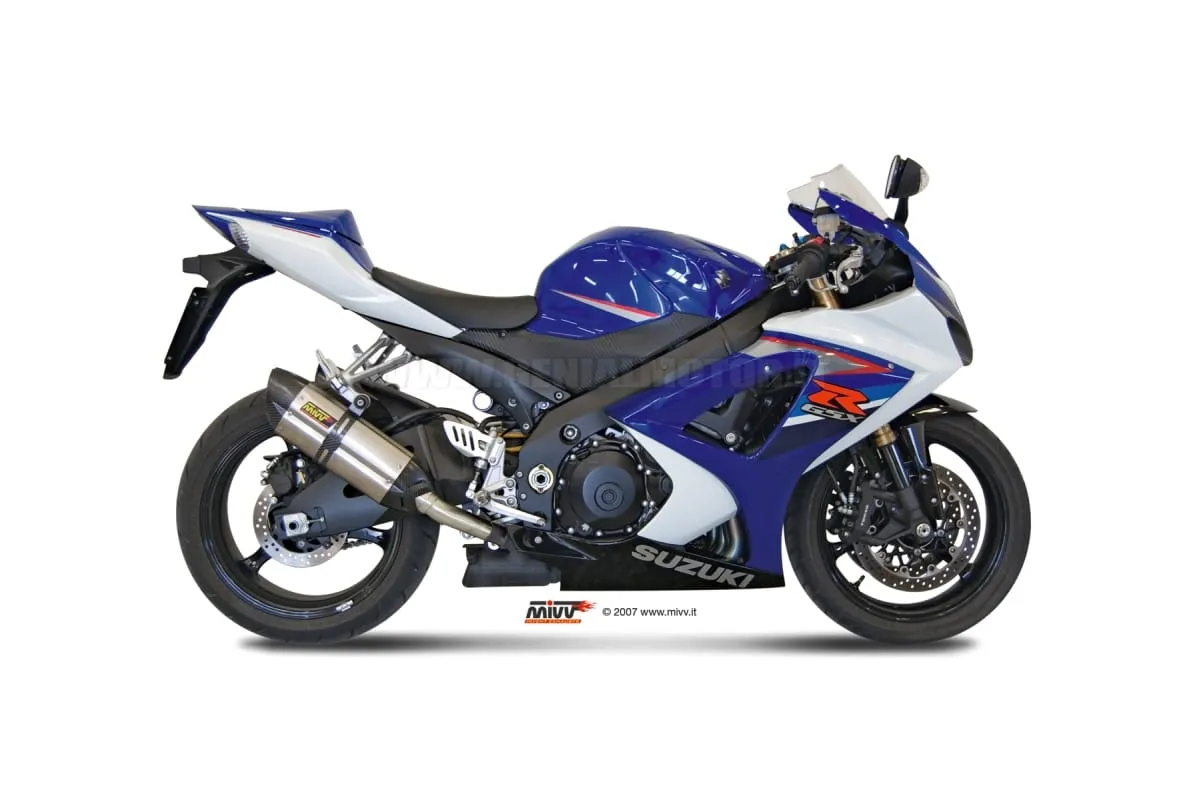 Scarichi Omologati Mivv Suono Acciaio Inox Per Suzuki Gsx-r 1000 2007 > 2008-S.028.L7-93705