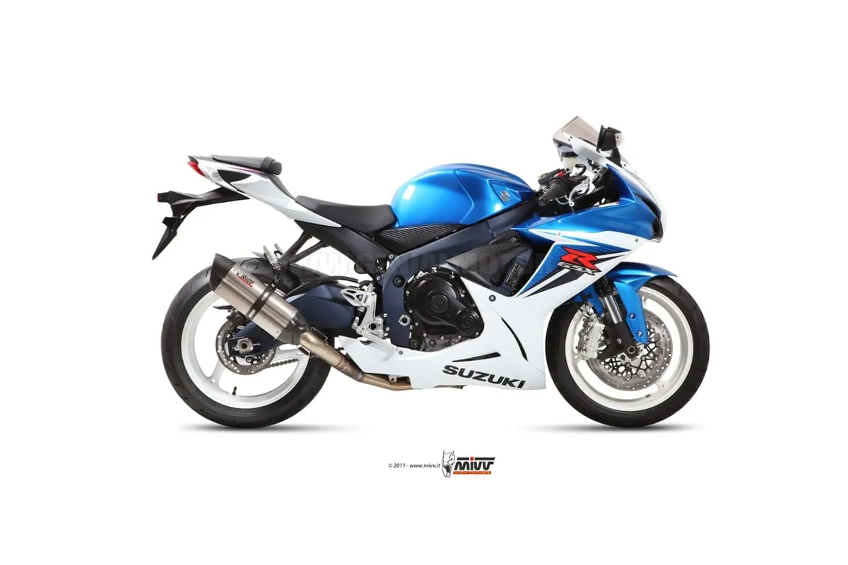 Scarico Completo Steel Mivv Suono Acciaio Inox Per Suzuki Gsx-r 750 2011 > 2020-X.SU.0001.S7-93885