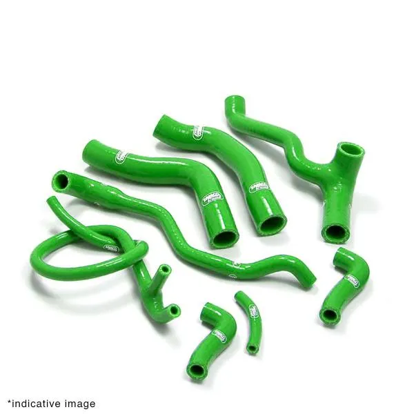 Kit tubi radiatore Samco verdi Kawasaki ZX7R 1996-2003
