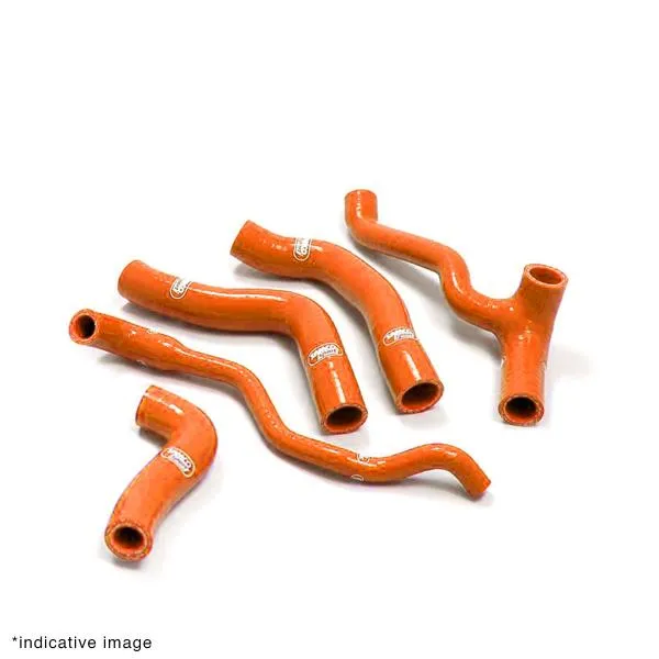 Kit tubi radiatore Samco arancione Husaberg TE125 2011-2012