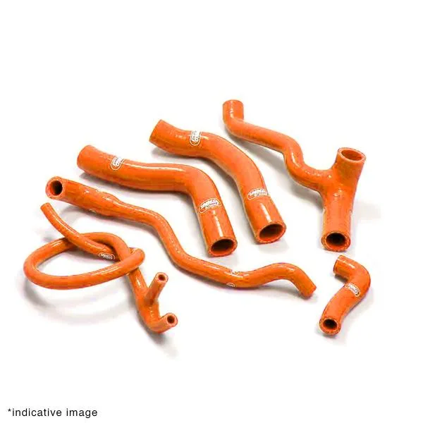 Kit tubi radiatore bypass termico Samco arancione Aprilia RSV1000R 2004-2009