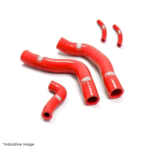 Kit tubi radiatore Samco rossi Aprilia SXV550 2006-2011