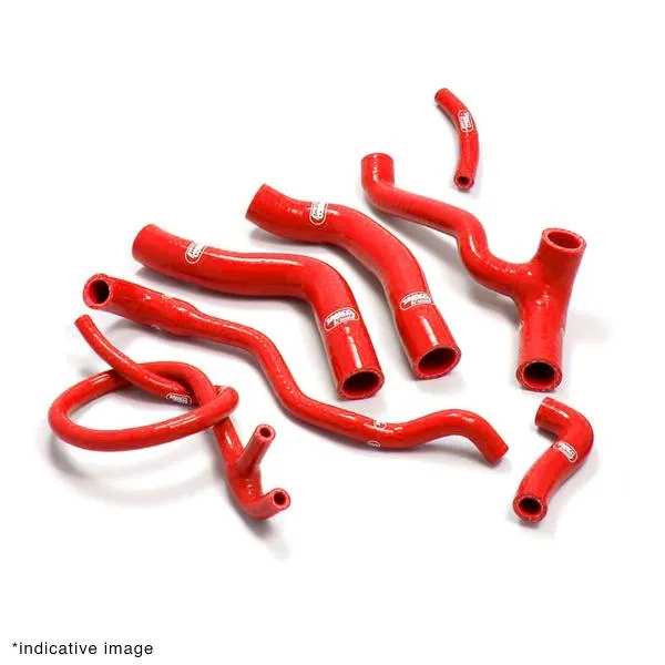 Kit tubi radiatore Samco rossi Ducati 1198R/S 2009-2011