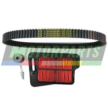 Kit Tagliando Motorparts filtro aria/olio/candela/cinghia Suzuki AN400 Burgman K7/L0 2007-2010