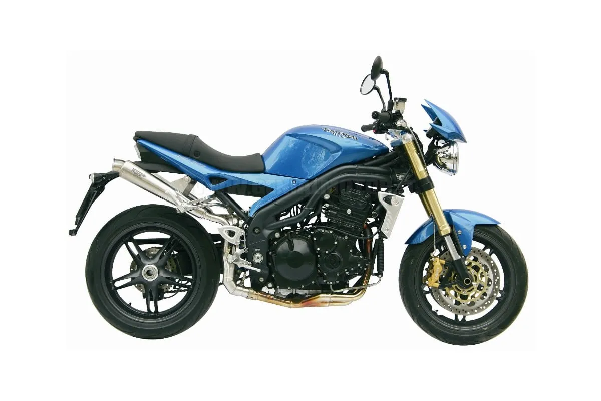 Terminali Scarichi Mivv X-cone Inox Alto Per Triumph Speed Triple 2005 > 2006-AT.005.LC2-94236