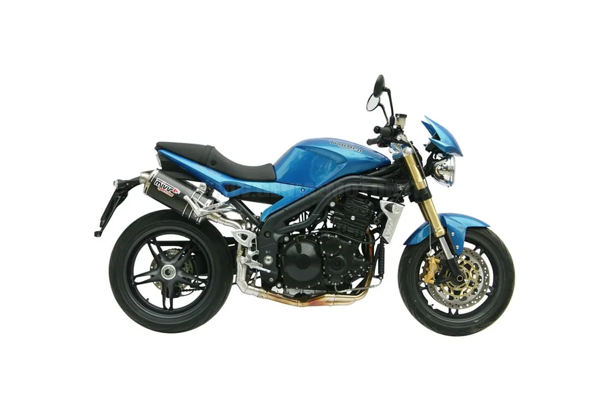 Terminali Scarichi Mivv Oval Carbonio Alto Per Triumph Speed Triple 2005 > 2006-AT.005.LE-94232