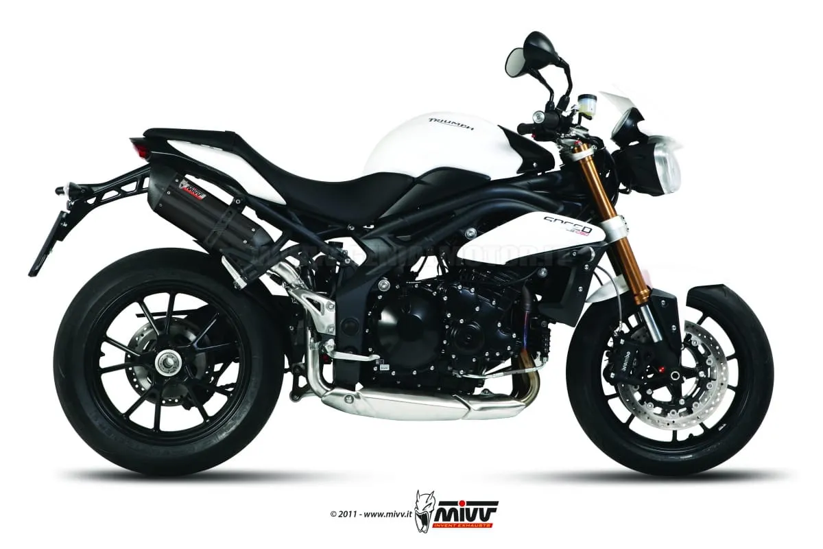 Scarichi Omologati Mivv Suono Nero Inox Alto Triumph Speed Triple 2011 > 2015-AT.012.L9-94272