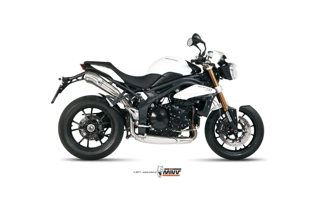 Scarichi Omologati Mivv Ghibli Inox Alto Per Triumph Speed Triple 2011 > 2015-AT.012.LGX-94274
