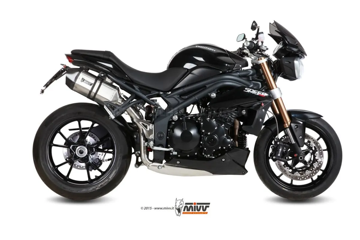 Scarichi Omologati Mivv Speed Edge Inox Alto Triumph Speed Triple 2011 > 2015-AT.012.LRX-94276
