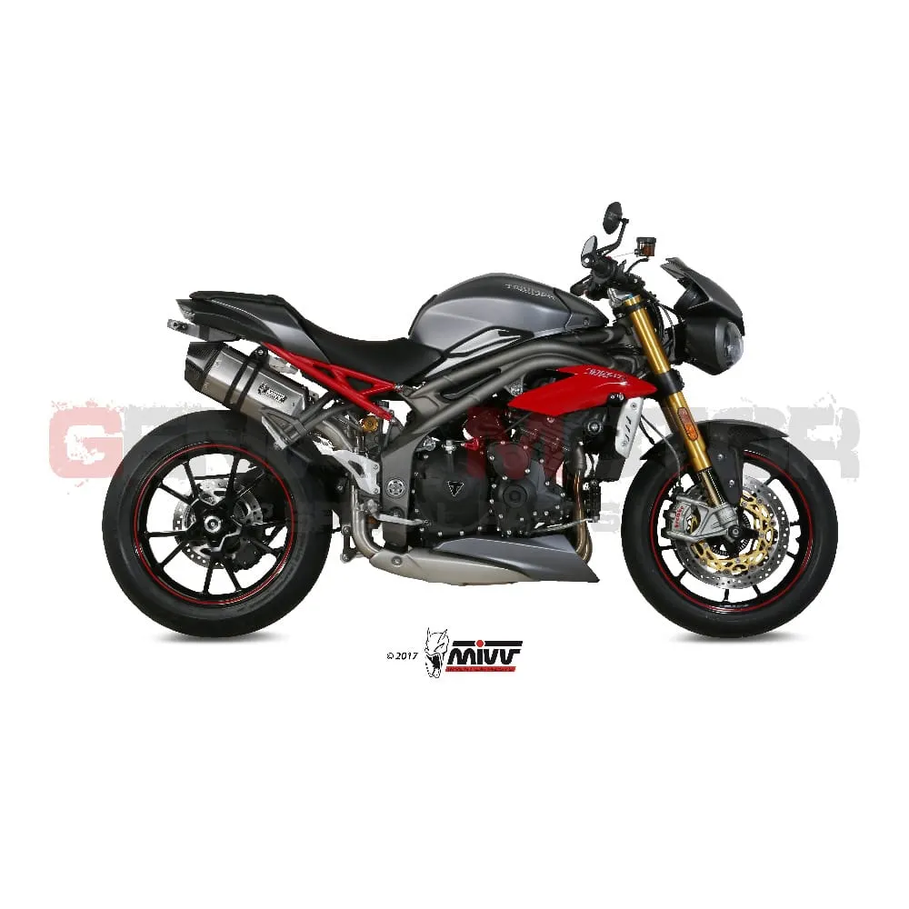 Scarichi Omologati Mivv Speed Edge Inox Per Triumph Speed Triple 2016 > 2017-AT.016.LRX-94304