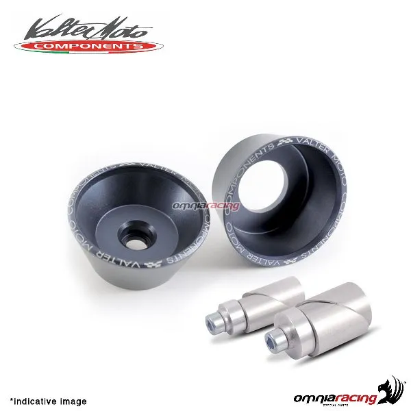 Protezioni perni ruota anteriore Valtermoto titanio + kit attacchi per Honda CBR1000RR ABS 2017>2018