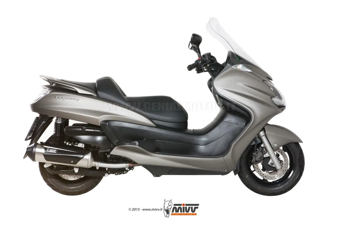 Scarico Completo Mivv Urban Acciaio Inox Per Yamaha Majesty 400 2007 > 2014-C.YA.0010.B-94467