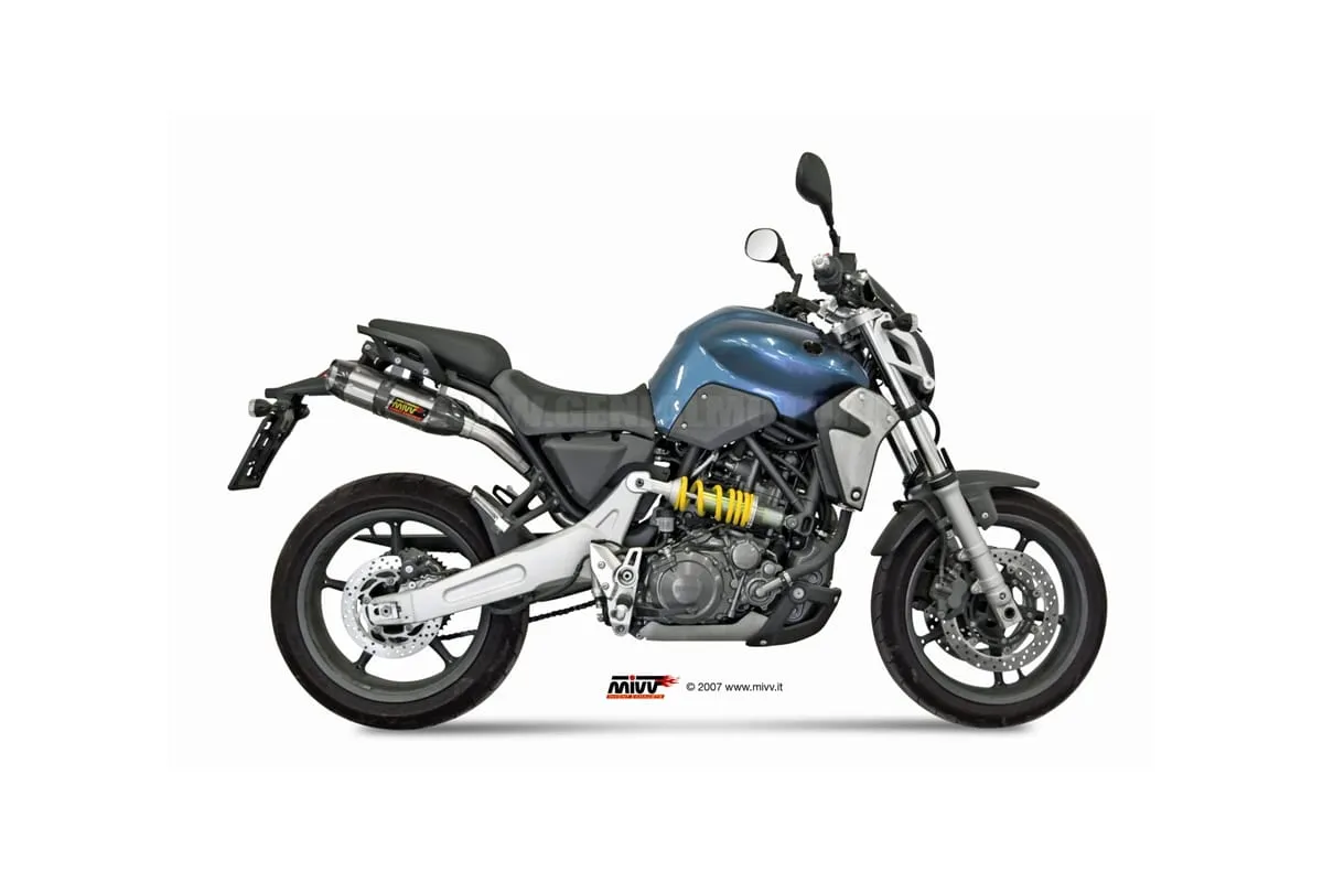 Scarichi Mivv Suono Acciaio Inox Sotto Sella Per Yamaha Mt-03 660 2006 > 2014-UY.025.L7-94501