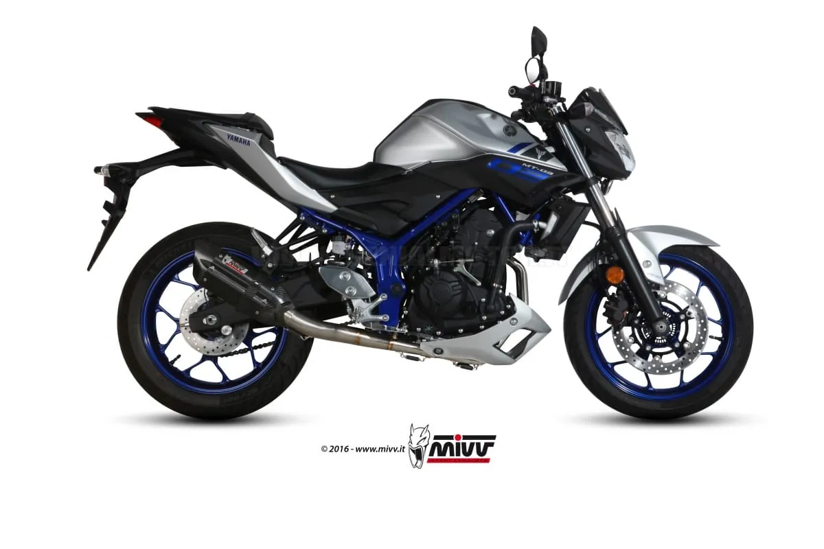 Scarico Completo Mivv Suono Nero Acciaio Inox Per Yamaha Mt-03 2016 > 2018-X.YA.0009.S9-94471