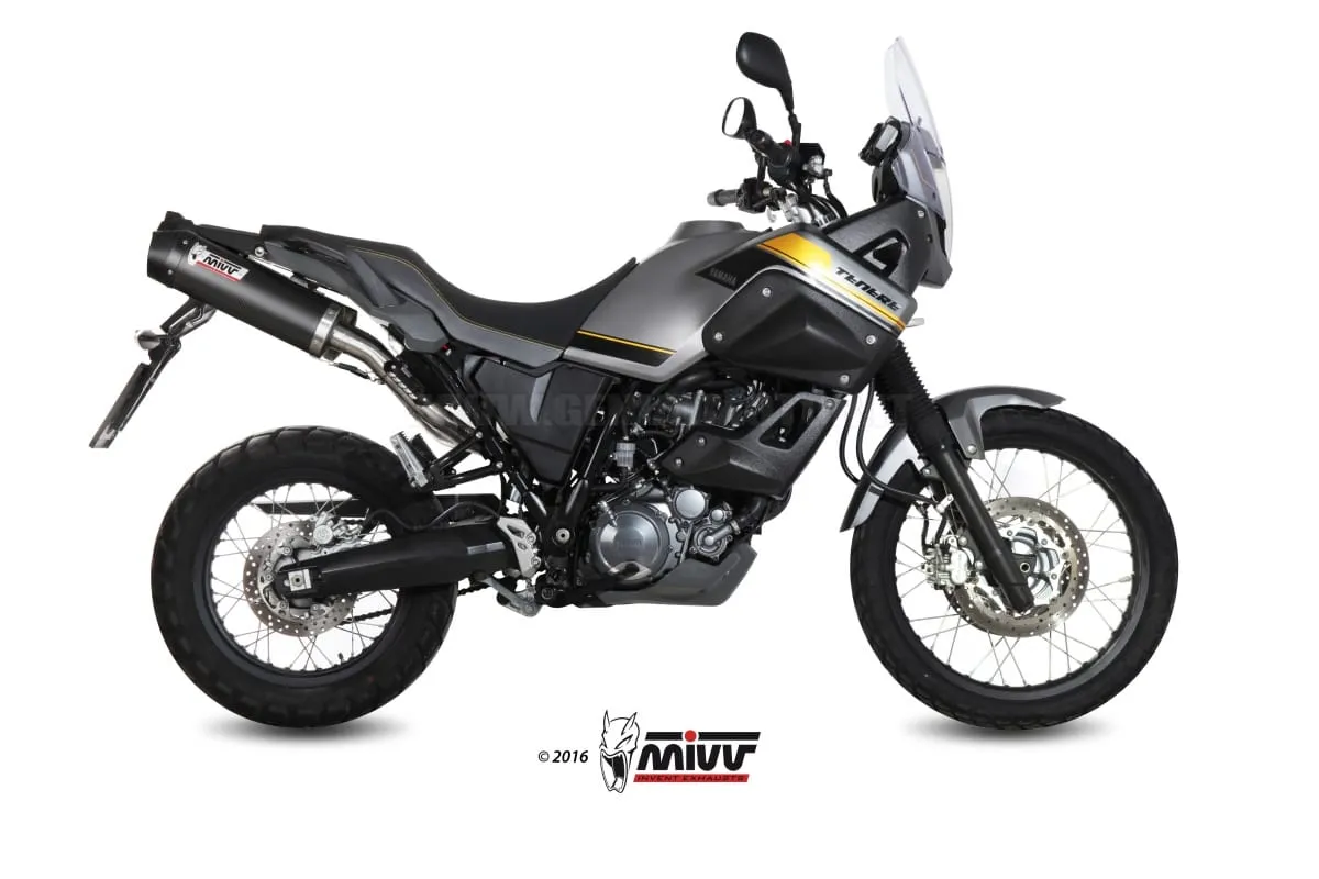 Scarichi Mivv Oval Carbonio Con Coppa Carbonio Per Yamaha Xt 660 Z 2008 > 2016-Y.059.L3C-94754