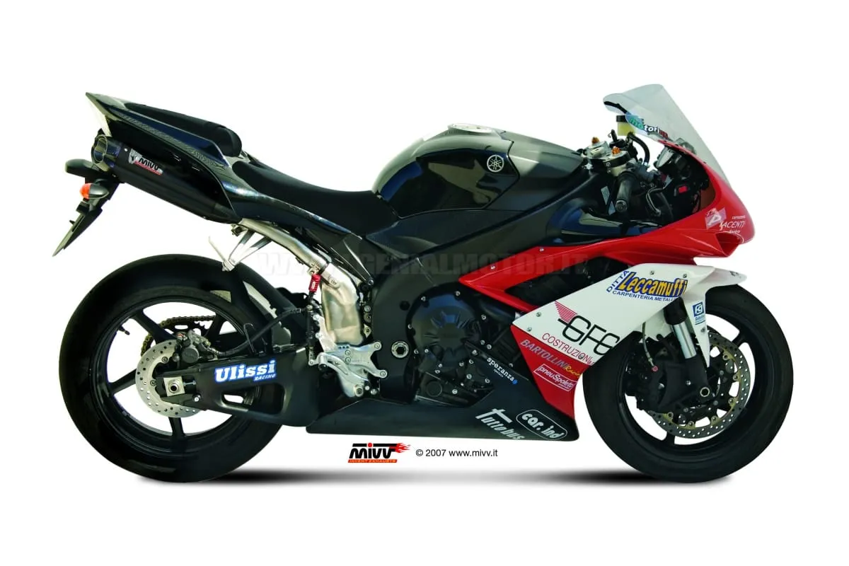 Scarichi Omologati Mivv Suono Nero Sotto Sella Yamaha Yzf 1000 R1 2007 > 2008-UY.027.L9-94821