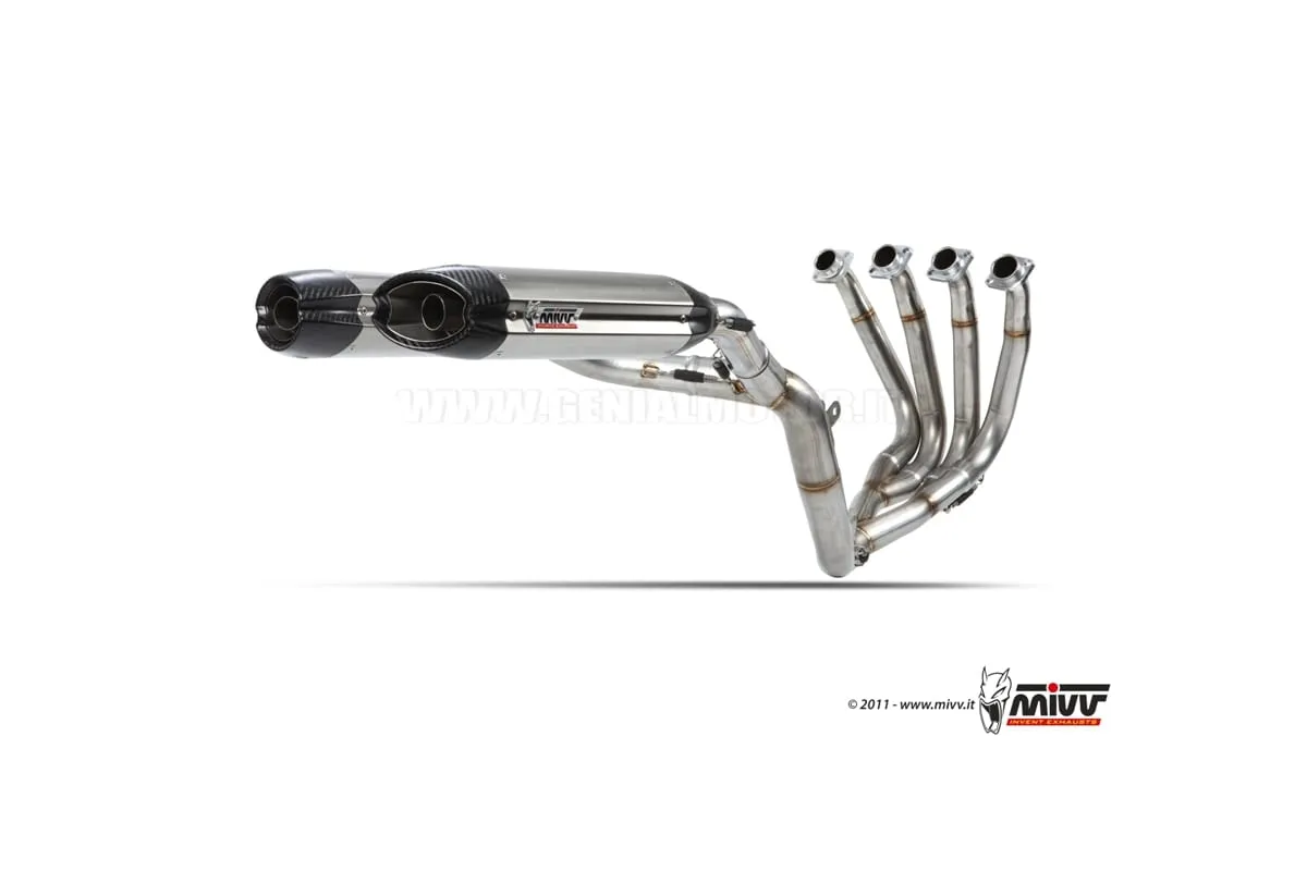 Scarico Completo Steel Mivv Suono Acciaio Inox Ss Yamaha Yzf 1000 R1 2009 > 2014-X.YA.0004.L7-94837