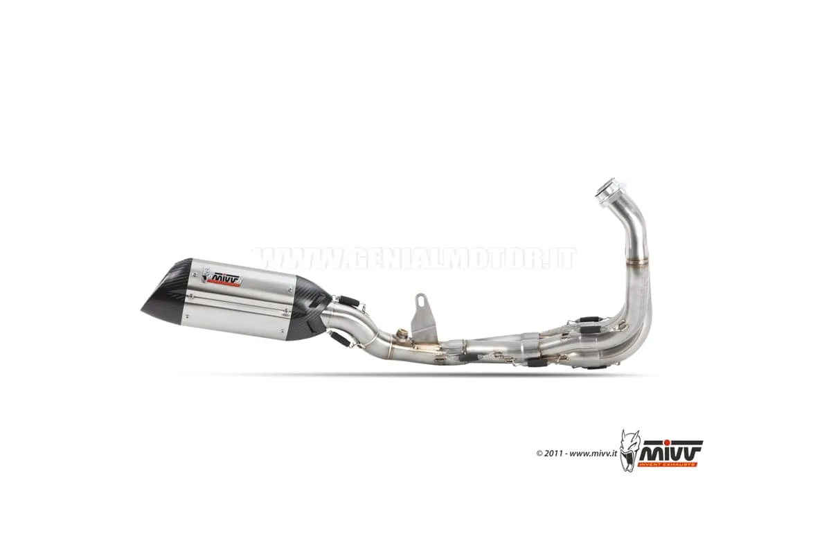 Scarico Completo Steel Mivv Suono Acciaio Inox Per Yamaha Yzf 600 R6 2006 > 2016-X.YA.0001.S7-94920
