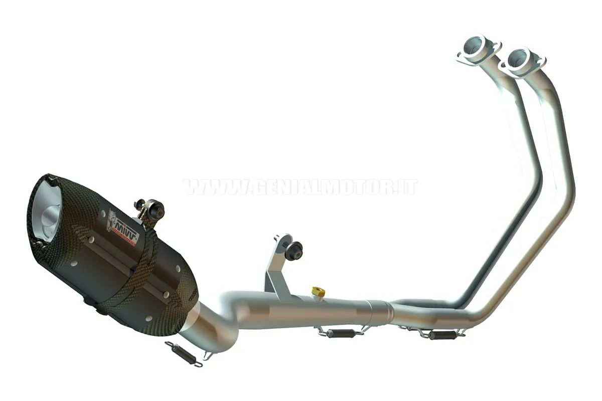 Scarico Completo Steel Mivv Suono Nero Acciaio Inox Yamaha Yzf R25 2015 > 2021-X.YA.0008.S9-94982