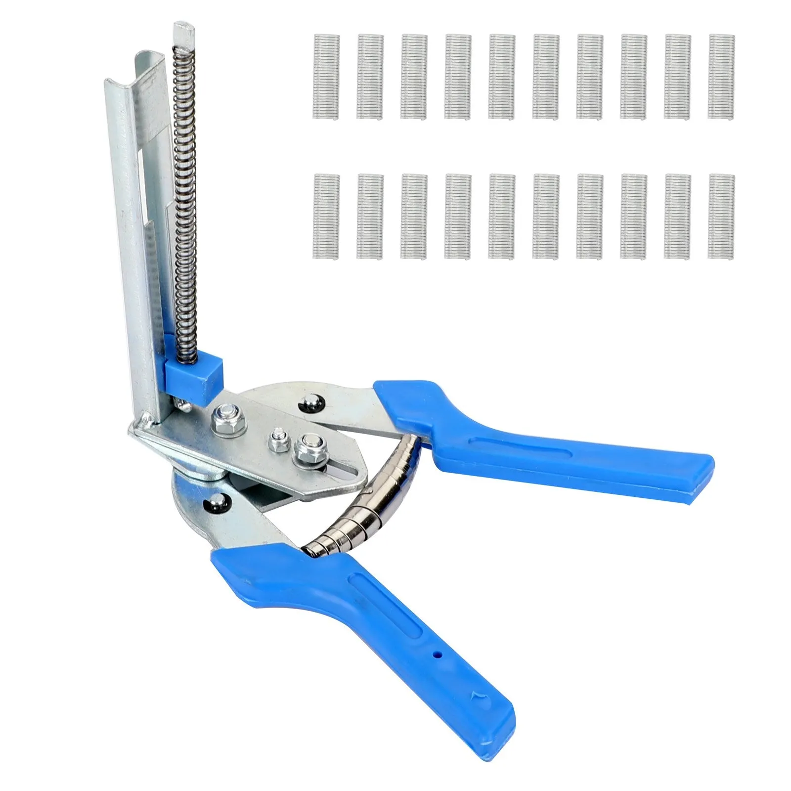 Pince à anneau de porc et pinces 600xM mâchoires outil agrafes poulet maille fil Cage