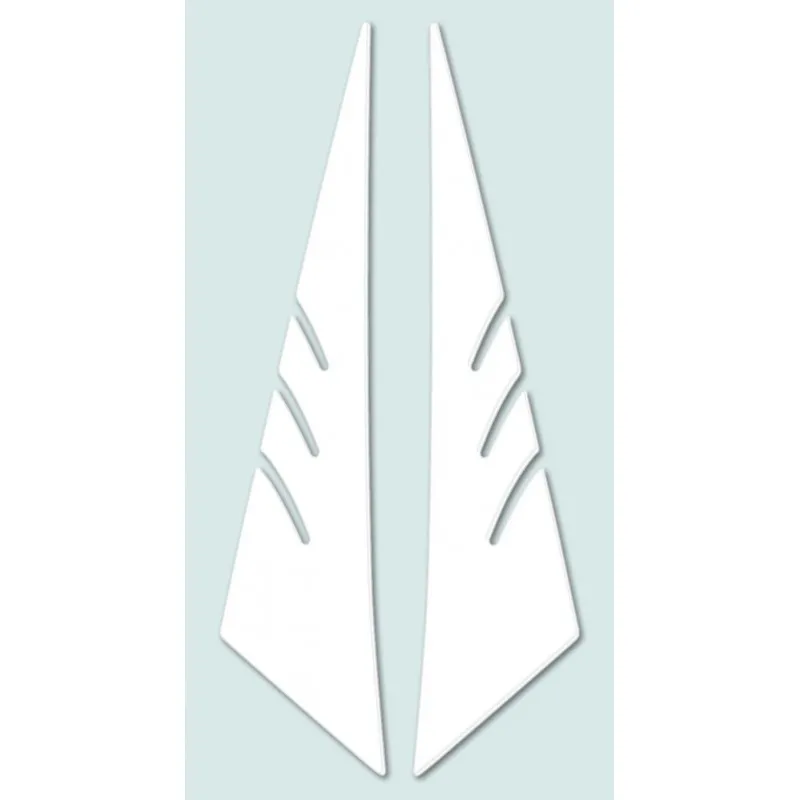 ADESIVI 3D PROTEZIONI LATERALI ANTERIORI YAMAHA T-MAX 530 2012-2016 BIANCO