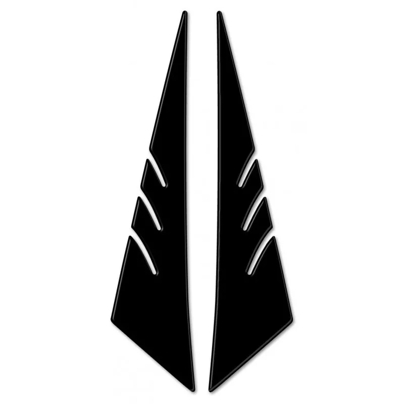 ADESIVI 3D PROTEZIONI LATERALI ANTERIORI YAMAHA T-MAX 530 2012-2016 NERO