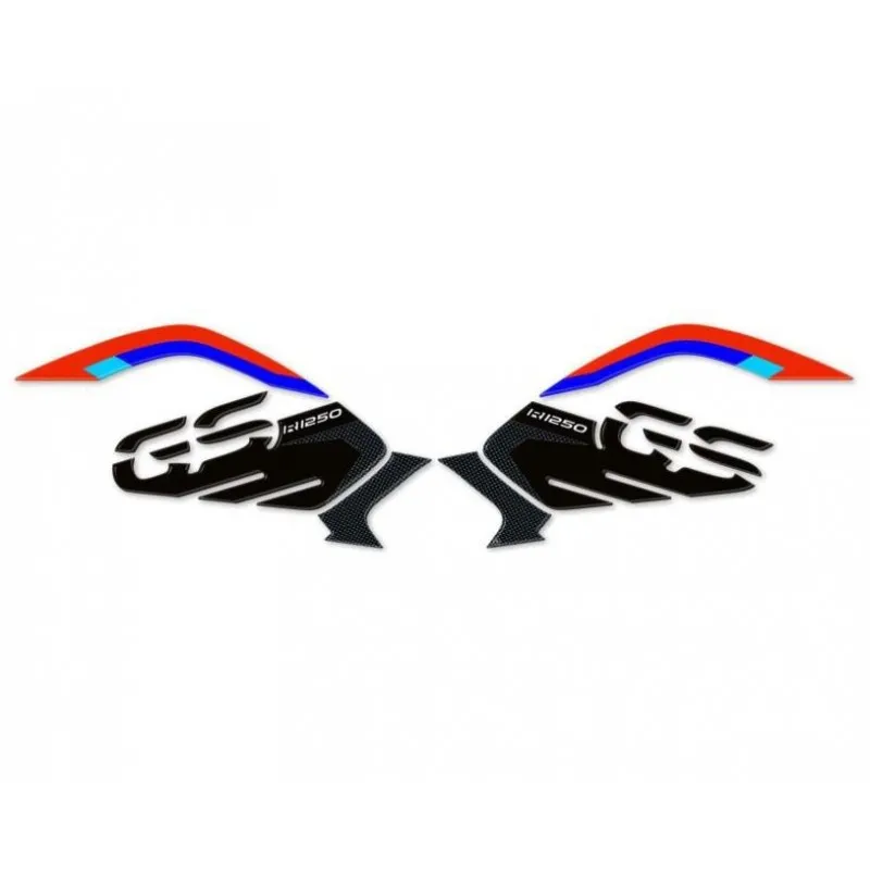 ADESIVI 3D PROTEZIONI LATERALI SERBATOIO RALLY BMW R 1250 GS 2018-2020