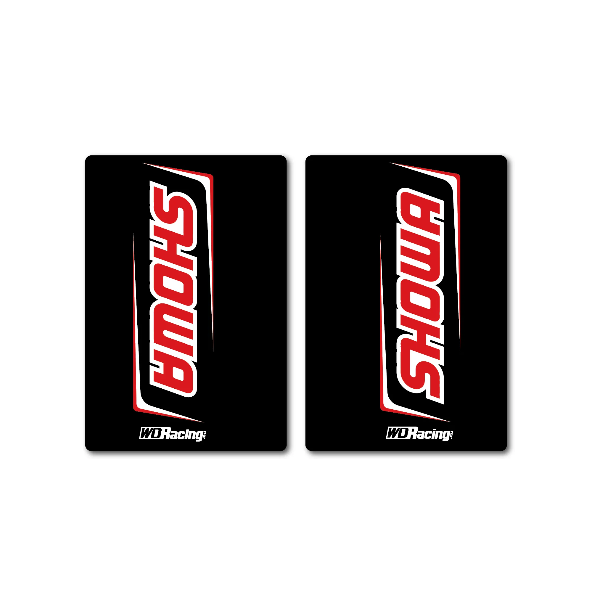 Adesivi copri foderi forcella Showa WC Neri