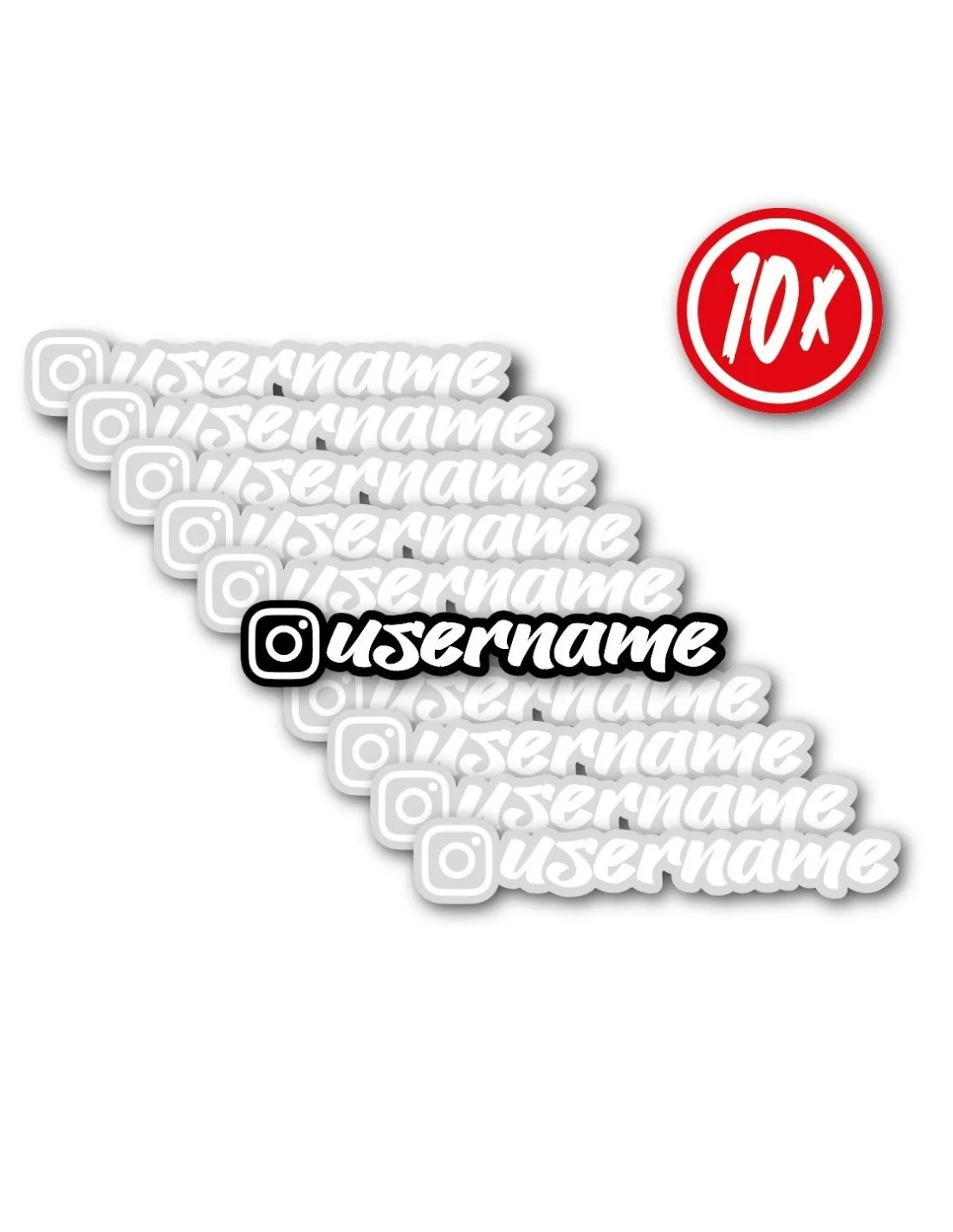 Adesivo "tag Instagram" 10 pezzi | "Jack"