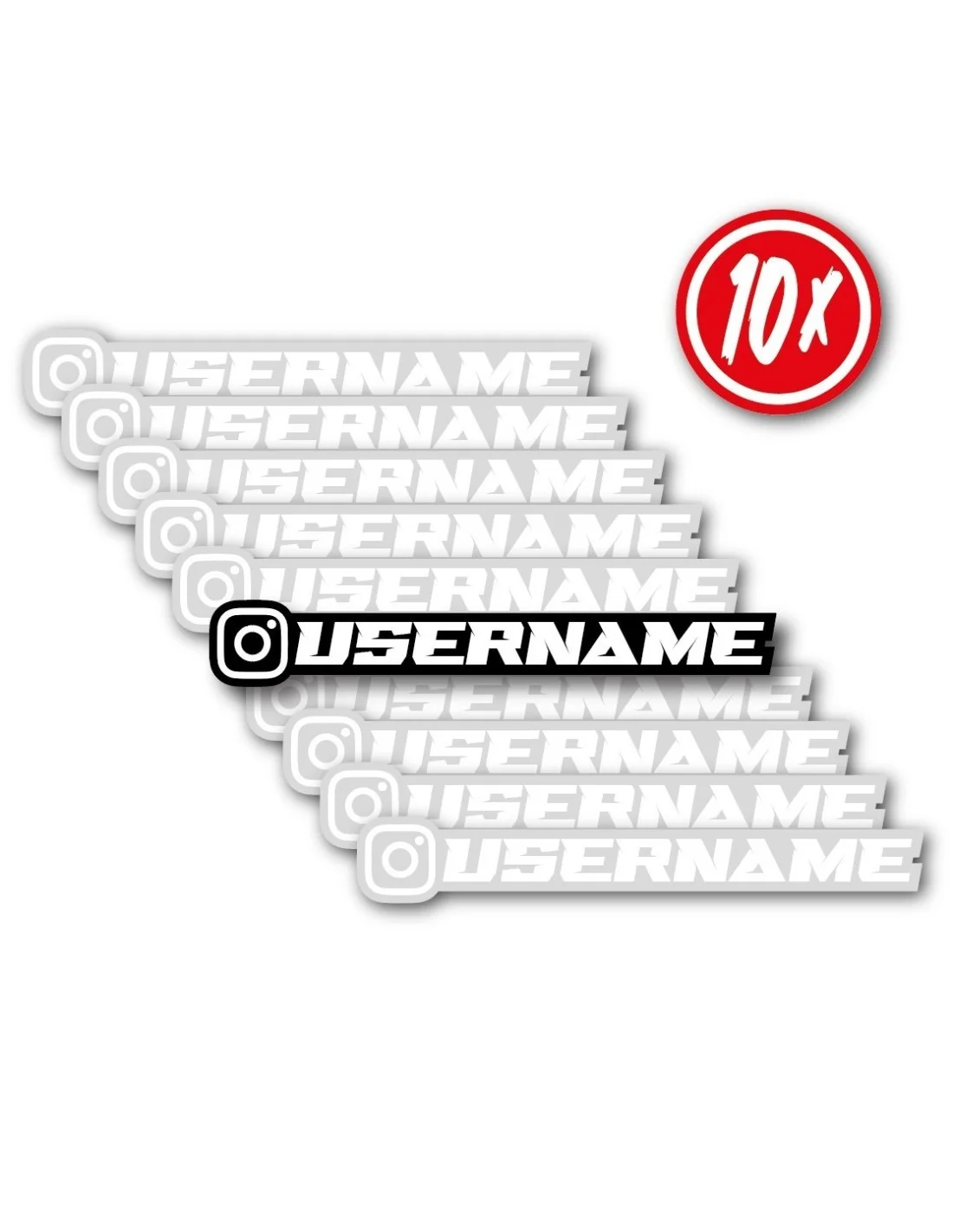 Adesivo "tag Instagram" 10 pezzi | "Swipe"