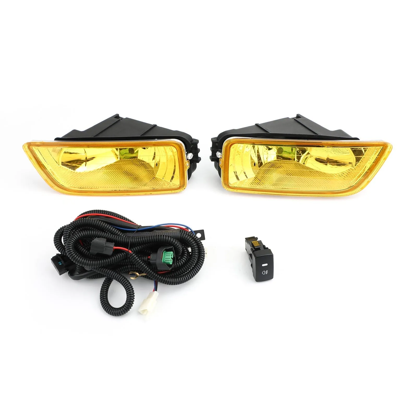 Phares antibrouillard à lentille jaune + interrupteur pour Honda Accord 2003-2007 / Acura TL 2004-2008 générique