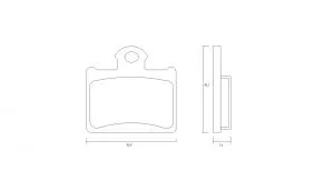 PASTIGLIA FRENO ACCOSSATO AGPP210 – MESCOLA: ST