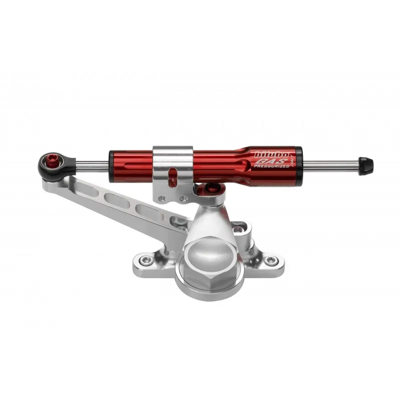 AMMORTIZZATORE DI STERZO BITUBO CON MONTAGGIO ORIGINALE BMW R NINE T 2014-2020, ROSSO