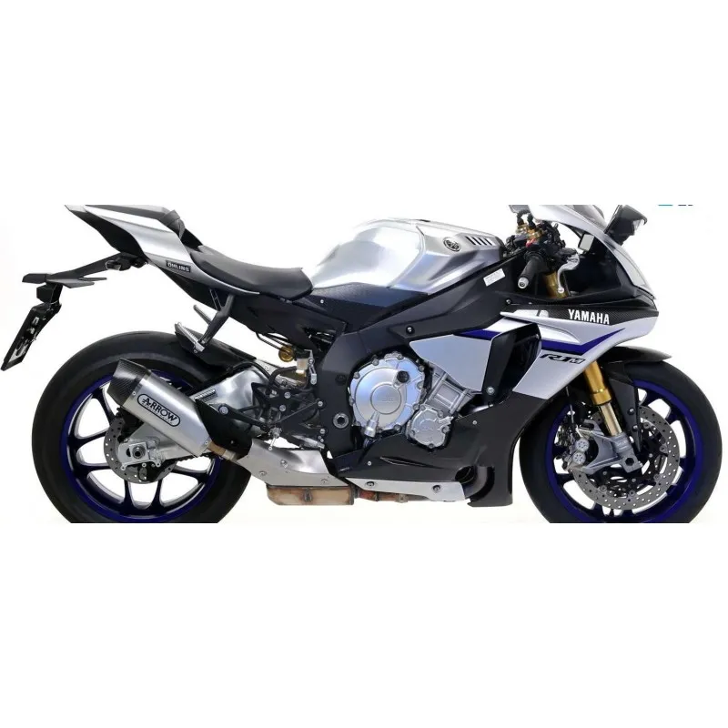 ARROW INDY RACE EXHAUST YAMAHA R1 2017-2019*, ALUMINUM/CARBON, APPROVED