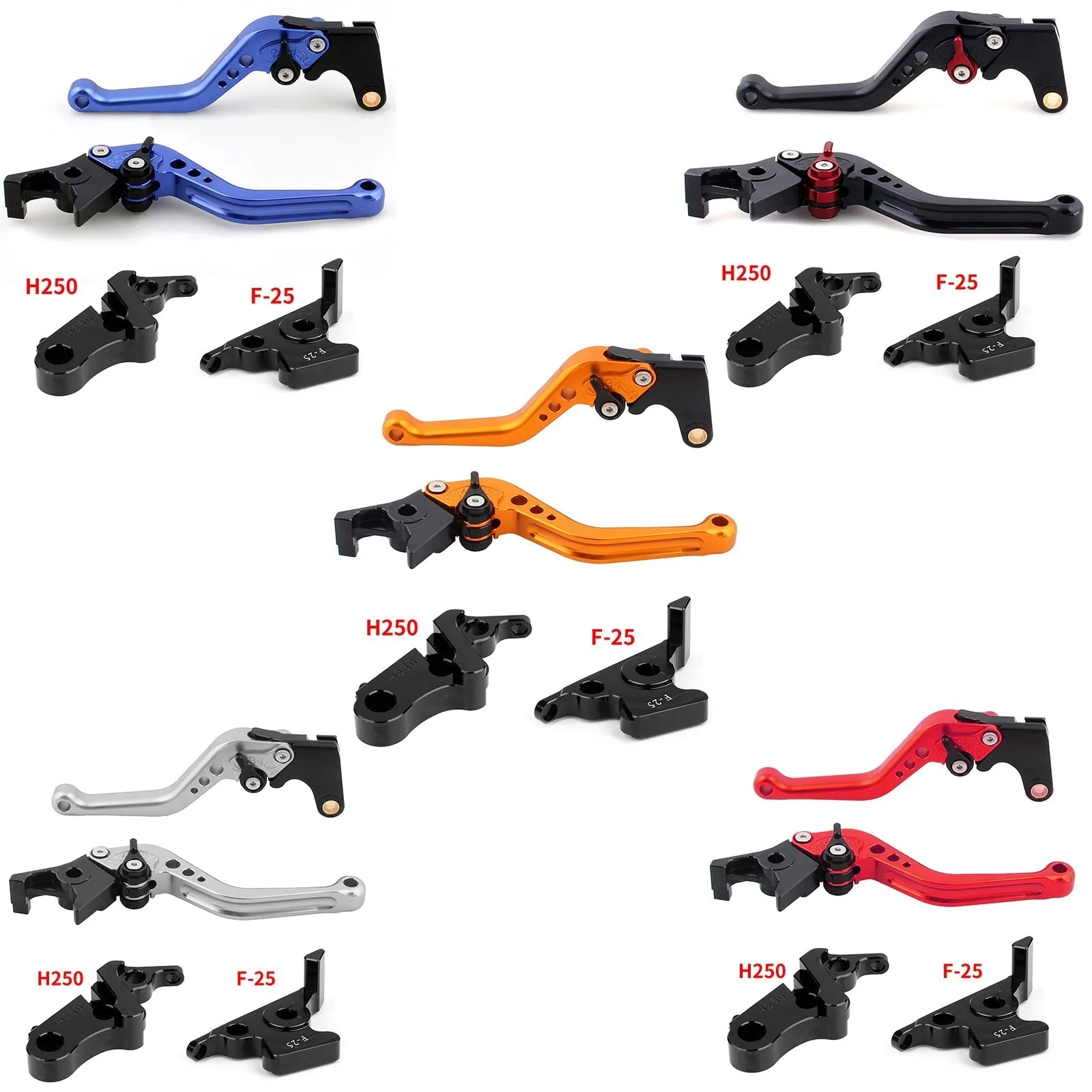 Levier de frein d'embrayage court pour Honda CB500F CBR500R 13-15 CBR300RR CB300F 14-16 générique