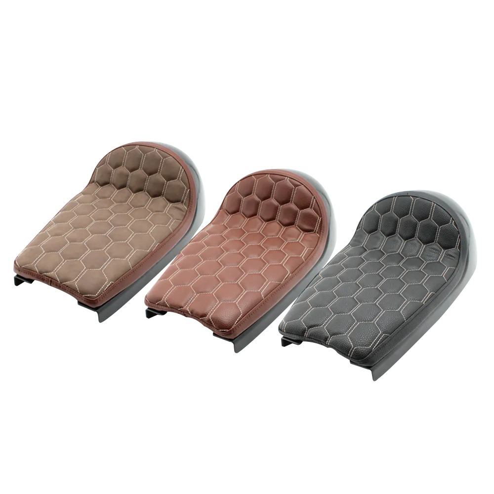 Universal Cafe Racer Seat Retro Vintage Coussin Scrambler Selle Banc Rouge Generic