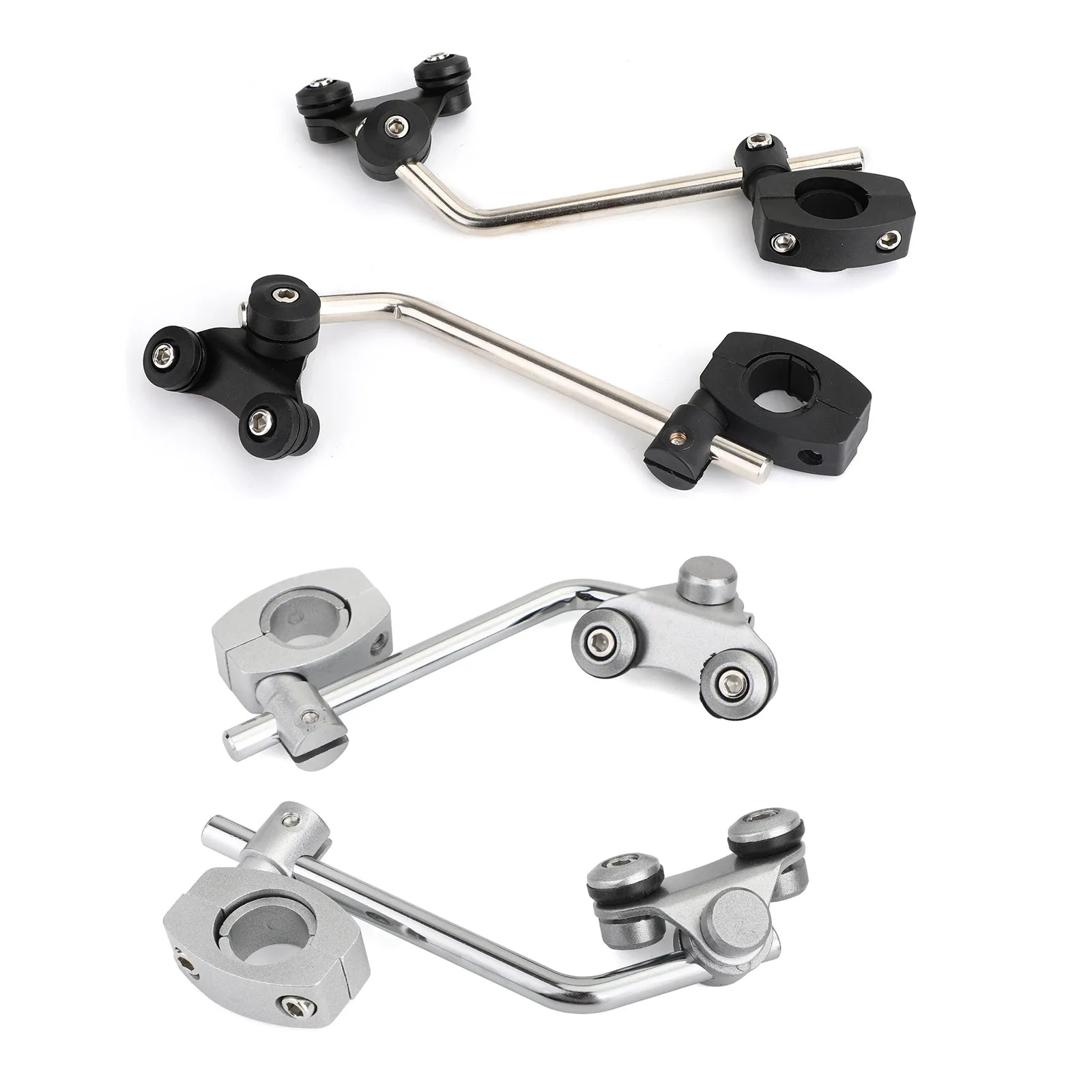 Universal Motorcycle 7/8 ''22mm Standard Guidon Pare-Brise Support Mount Clamp Generic