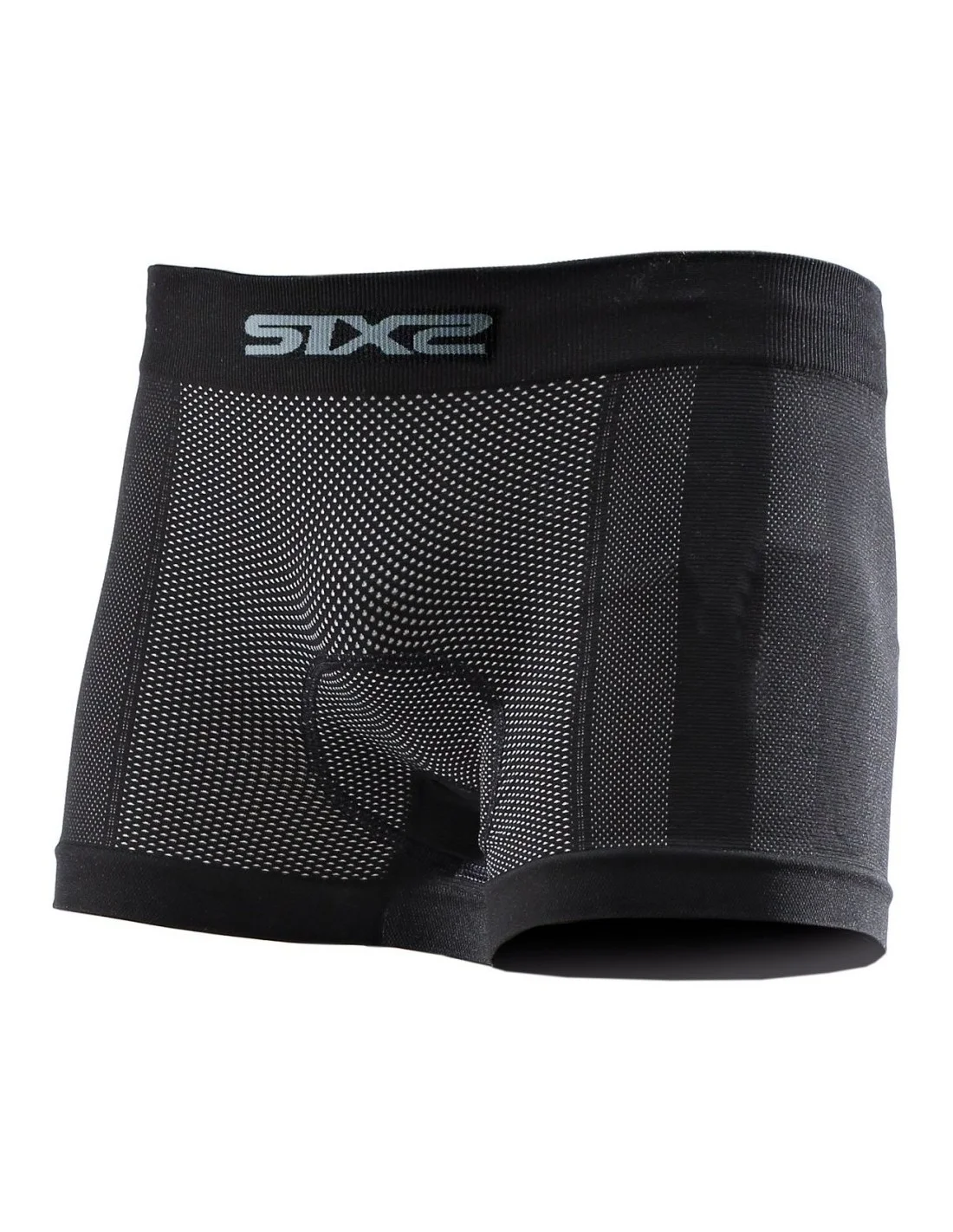 Boxer Intimo Sportivo carbon con fondello SIXS Nero Carbonio