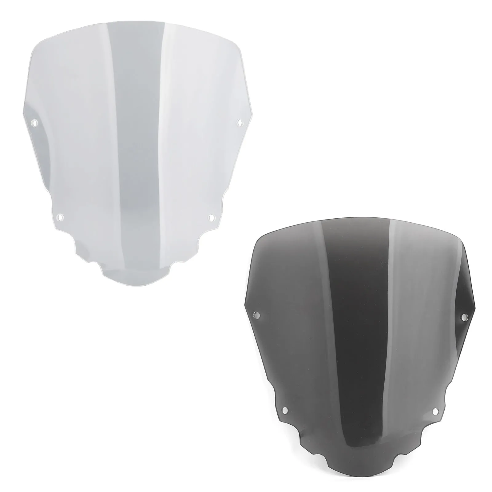 2008-2014 Kawasaki KLR650 1x pare-brise moto court 4mm