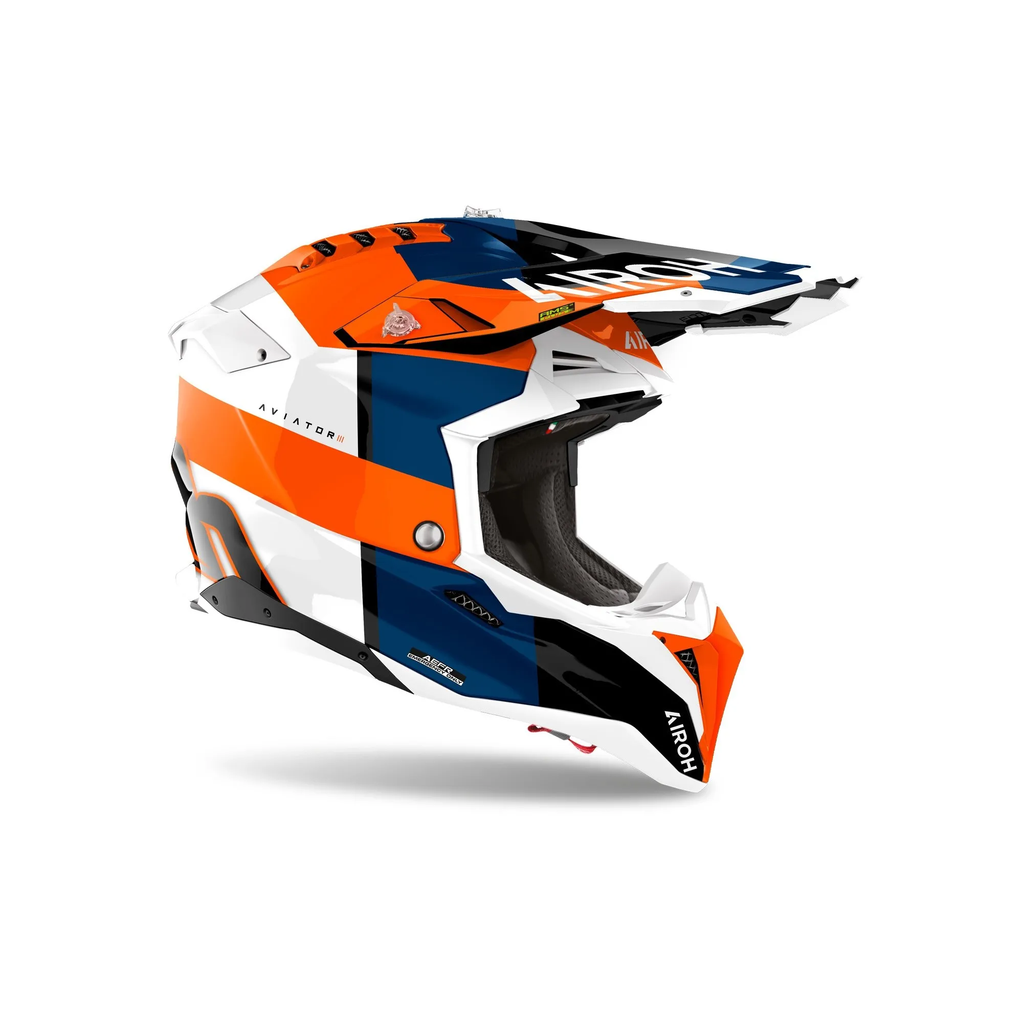 Casco Airoh Aviator 3 | Monarch orange gloss