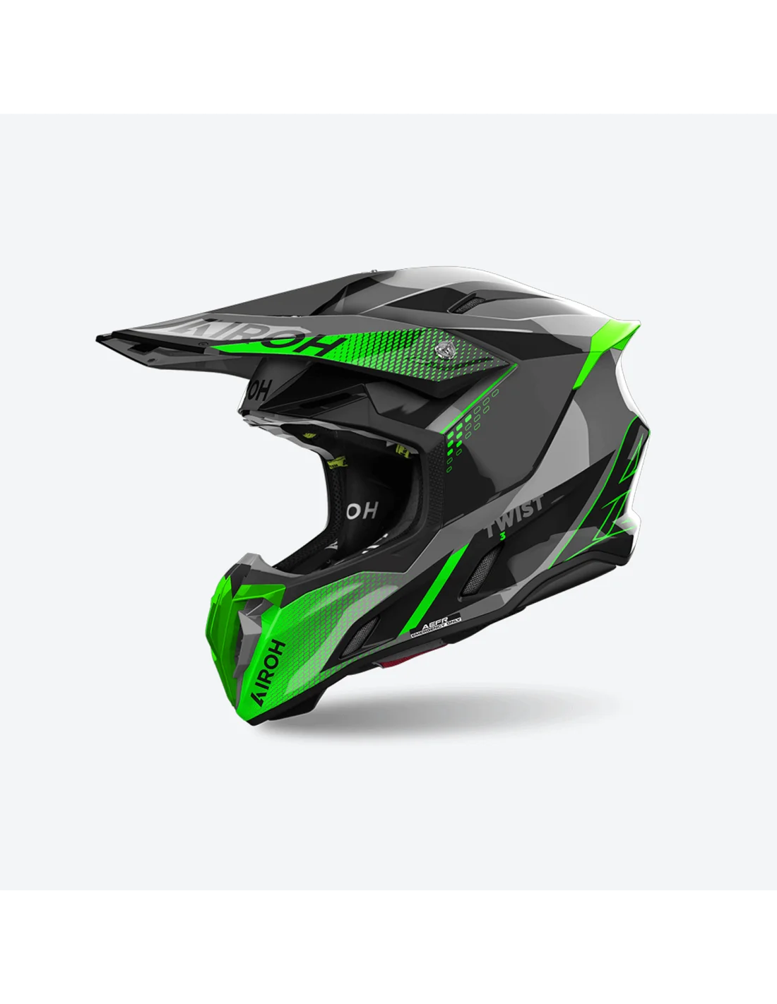 Casco Airoh Twist 3 SHARD Green Gloss