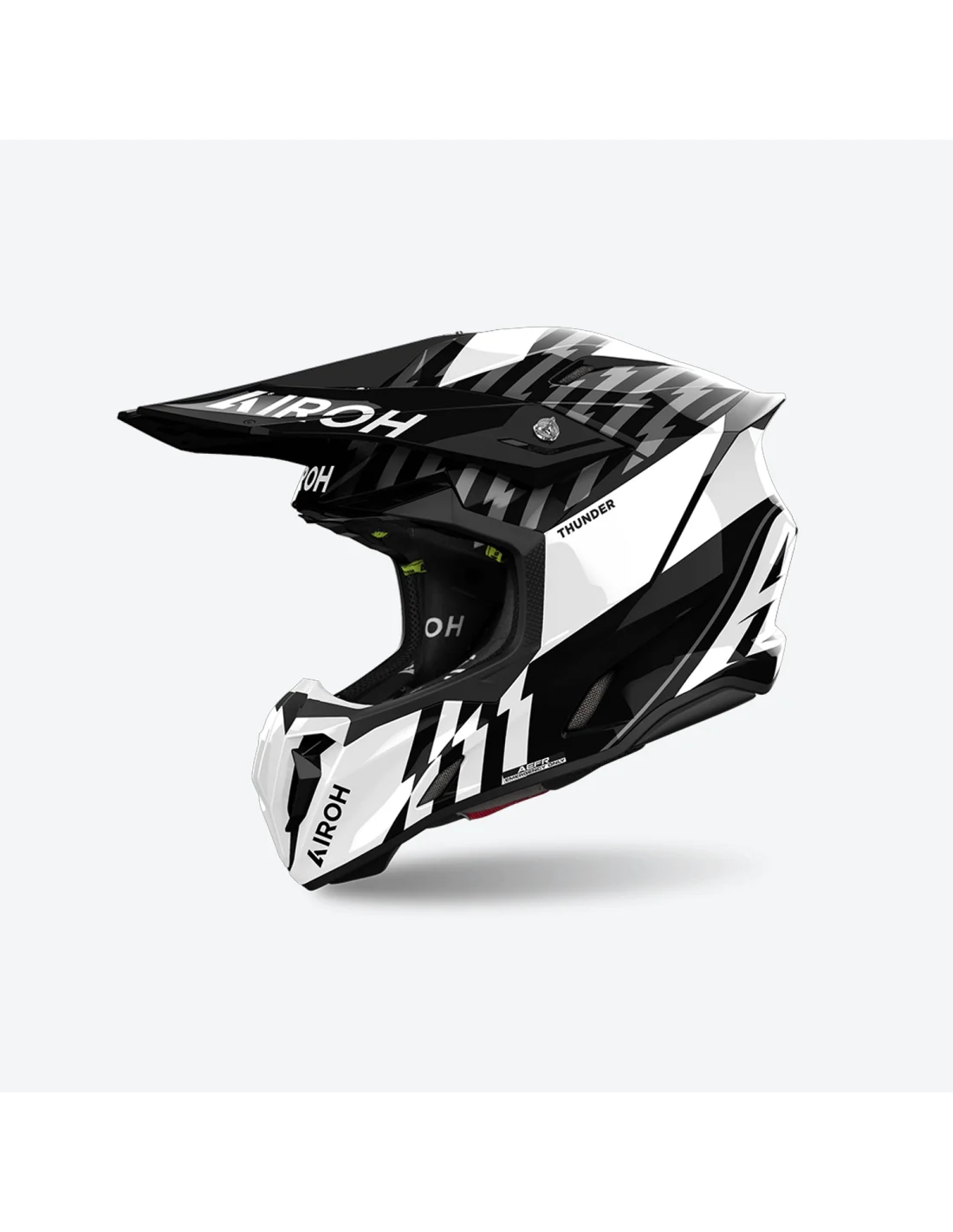 Casco Airoh Twist 3 Thunder Black / White Gloss