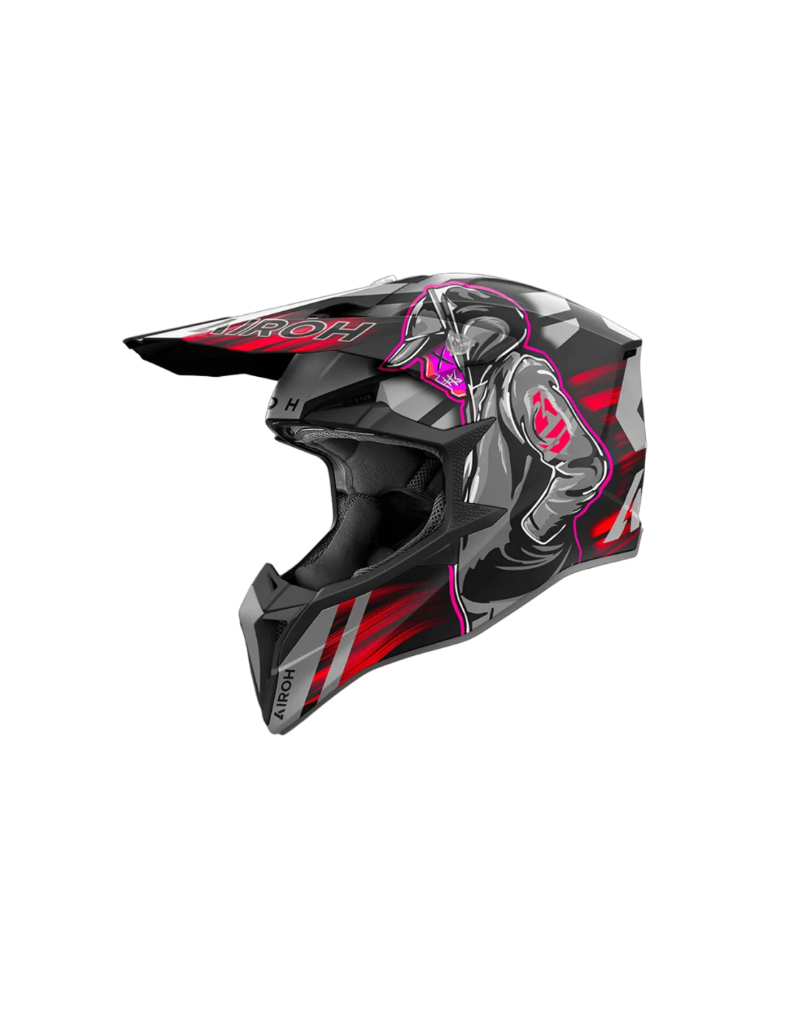 Casco Airoh Wraaap Cyber Rosso Opaco 2024