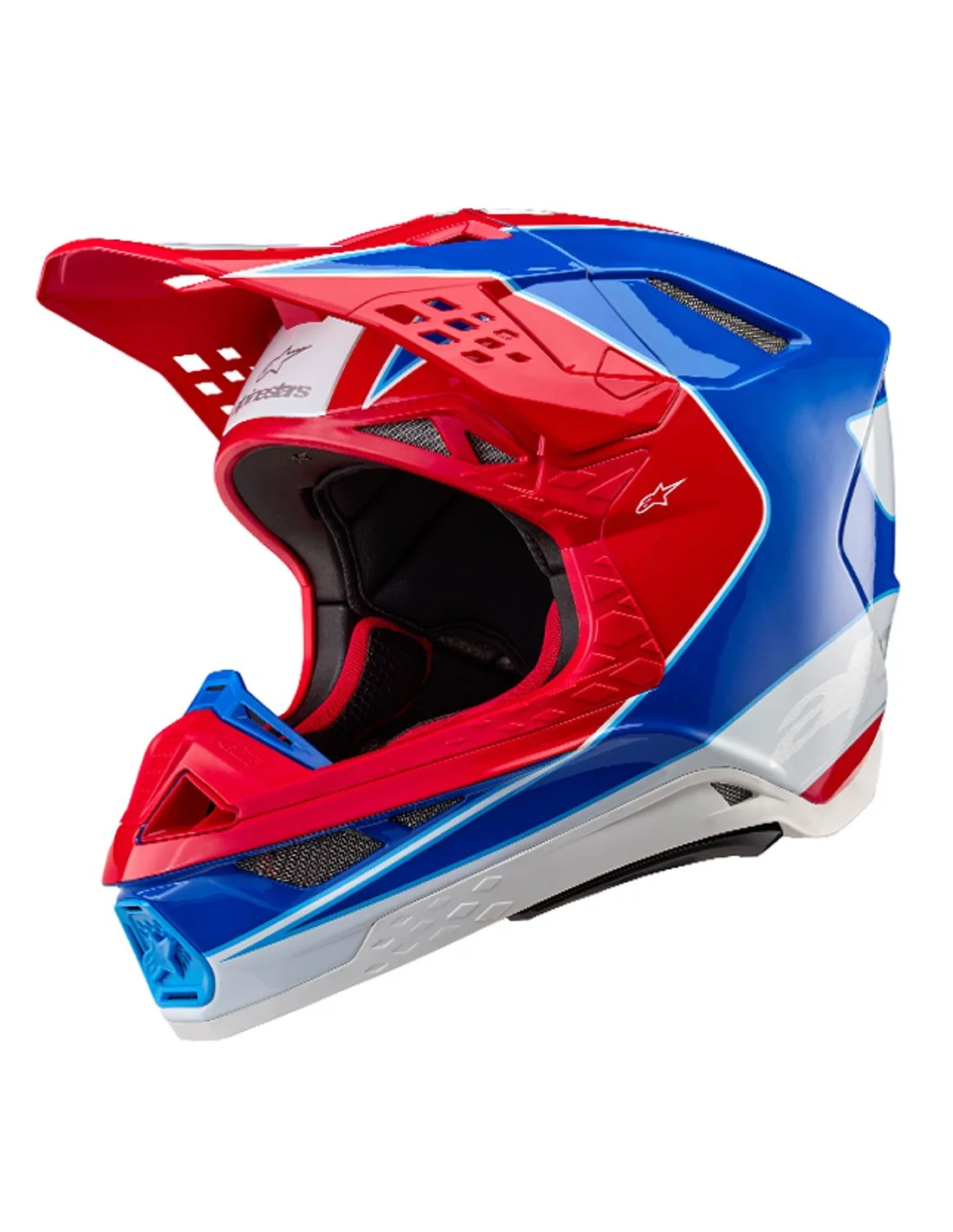 Casco Alpinestars SM10 AEON BRIGHT RED BLUE