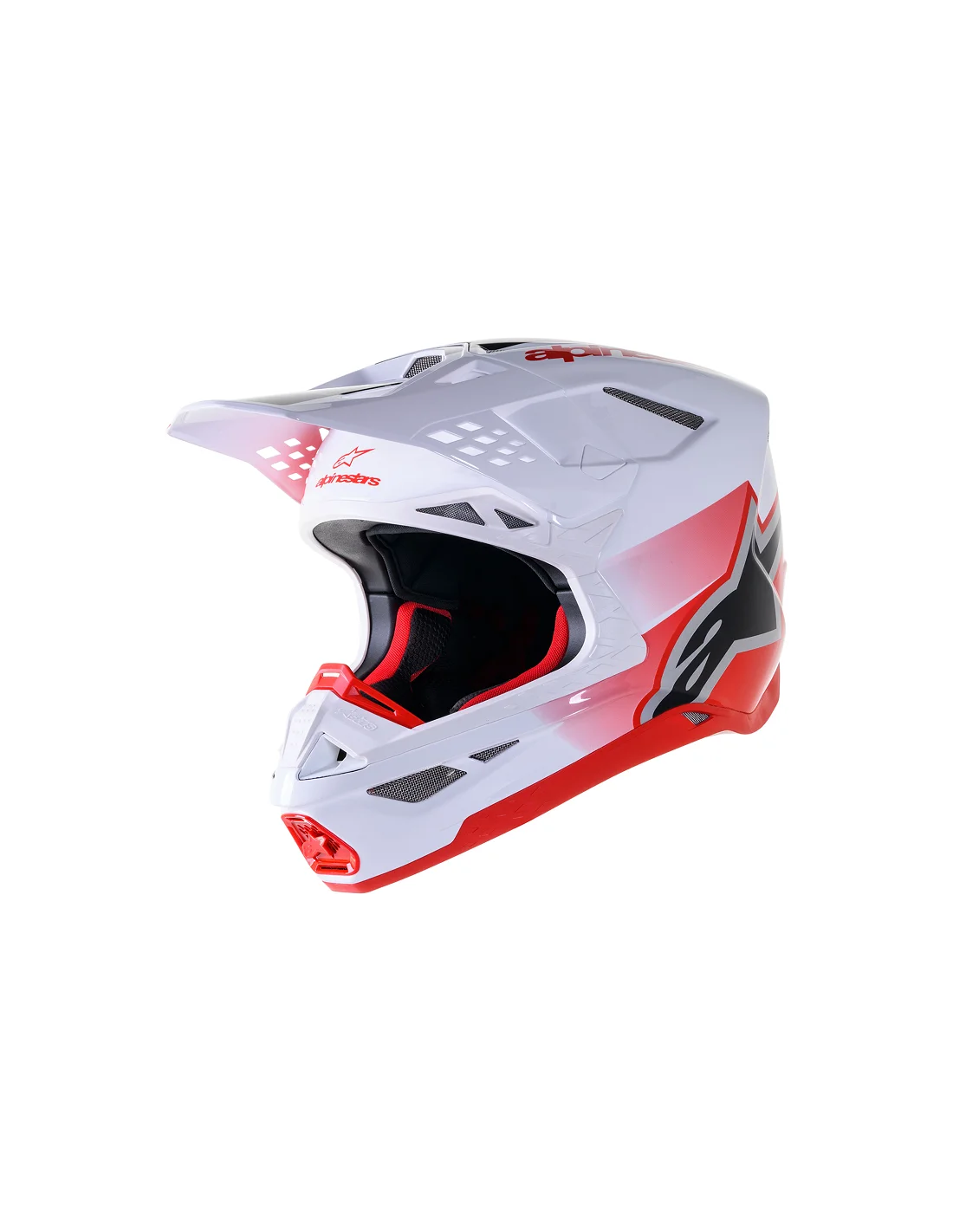 Casco Alpinestars SM10 Unit Red/White