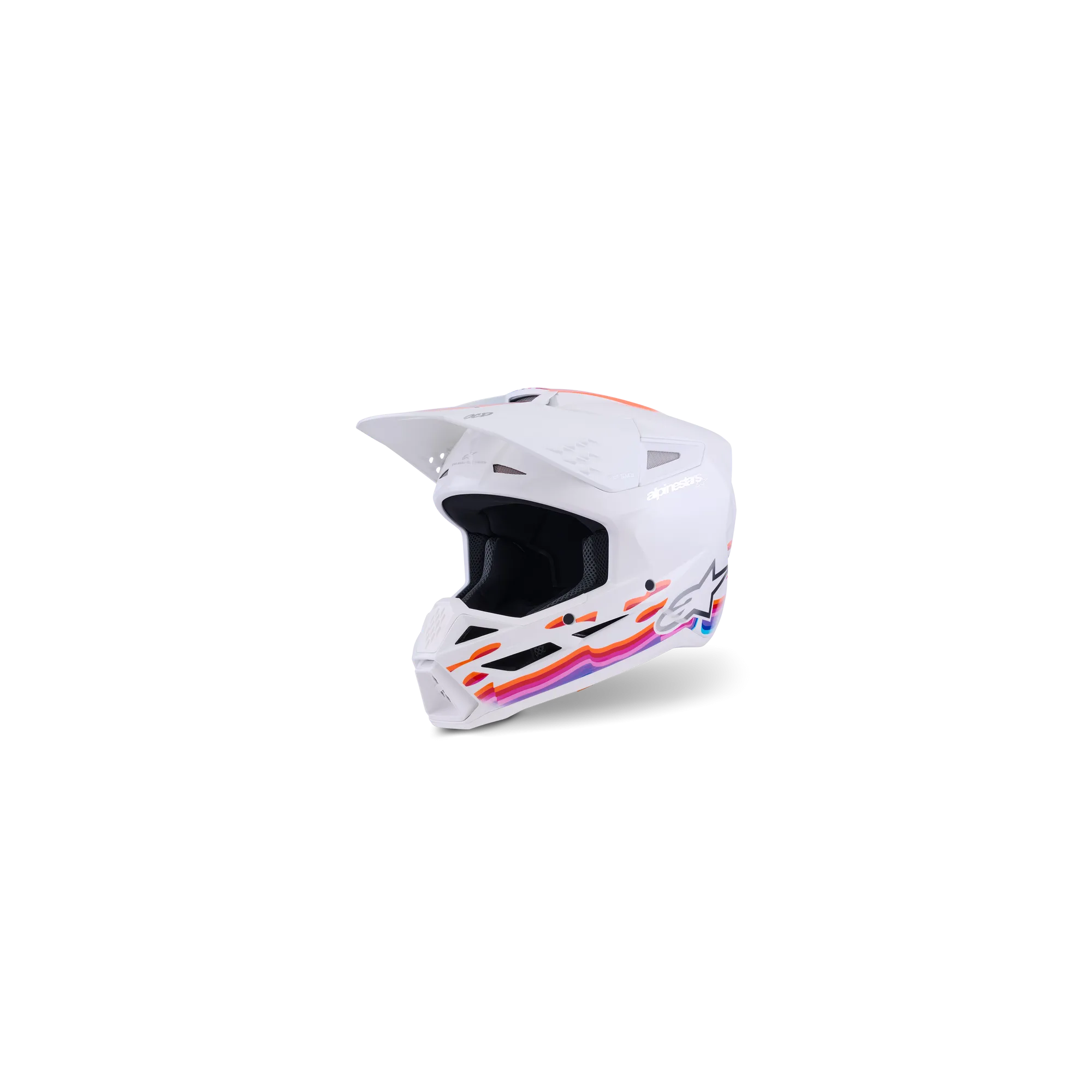 Casco Alpinestars SM3 Force OCD White Glossy