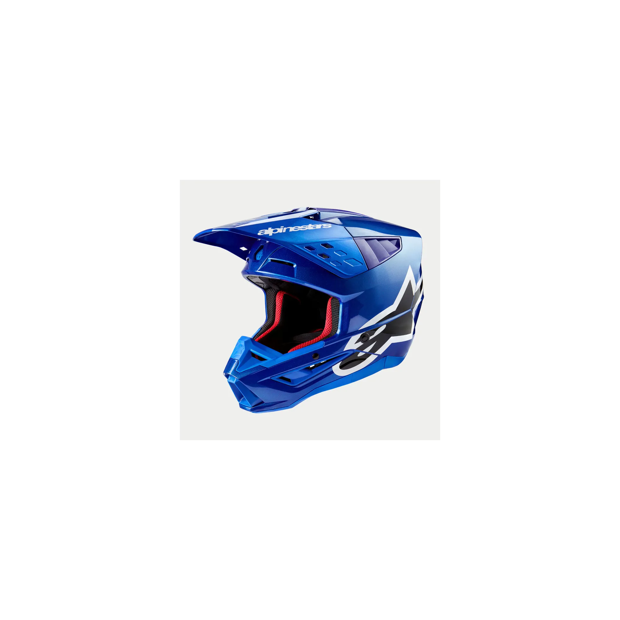 Casco Alpinestars SM5 Corp Blu Lucido